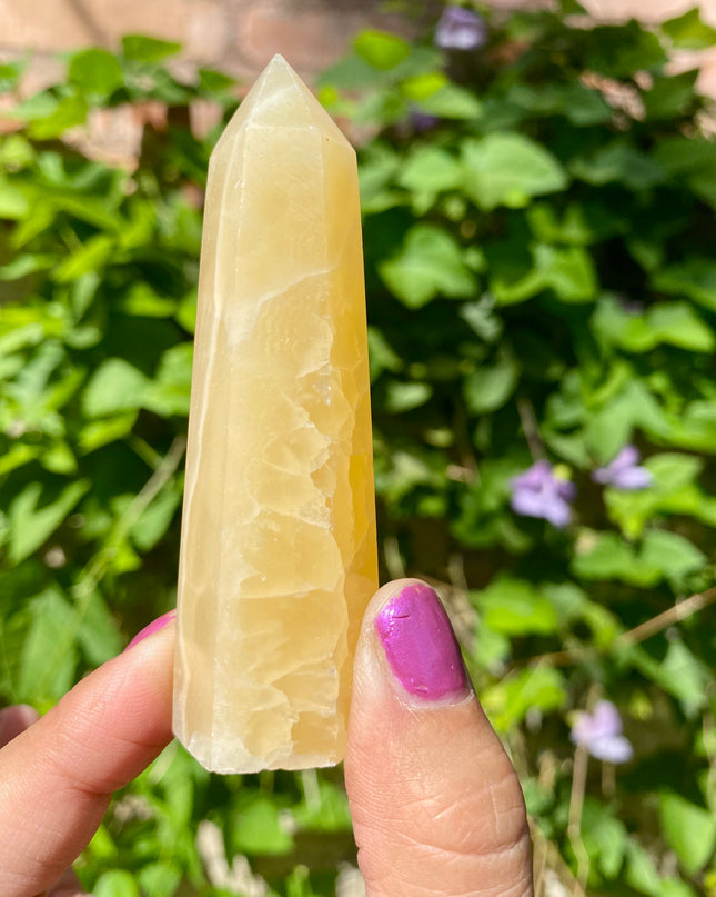 Orange Calcite Tower