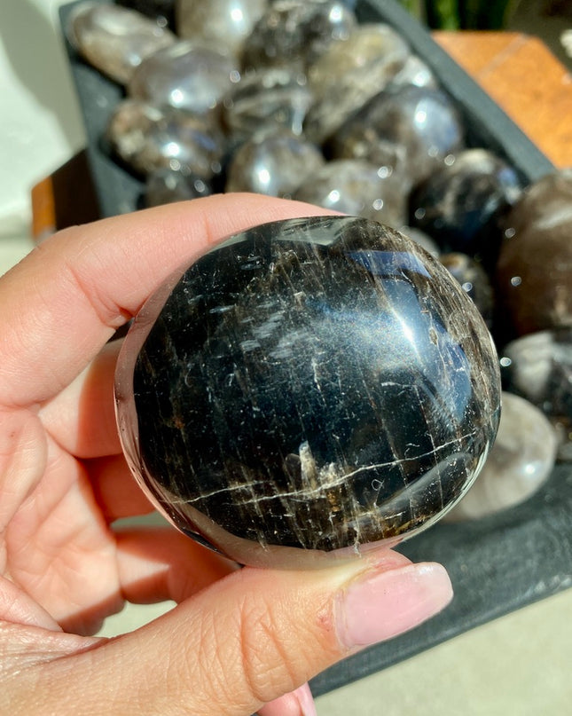 Smokey Quartz Palm Stone |