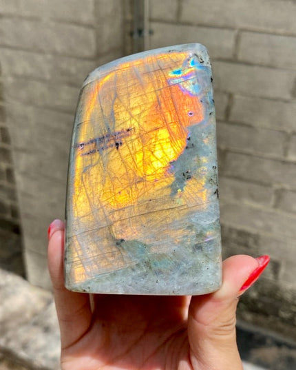 Fire Flash Labradorite Freeform | Ignite Your Purpose