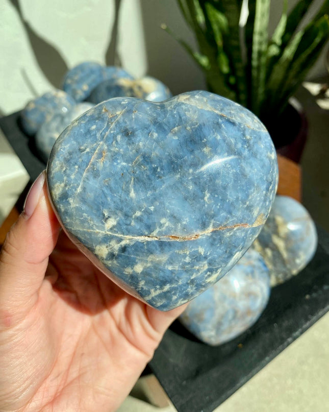 Blue Opal Heart | Calm & Creativity