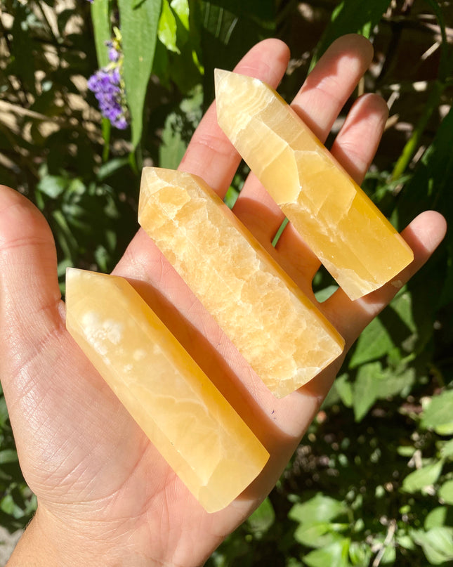 Orange Calcite Tower