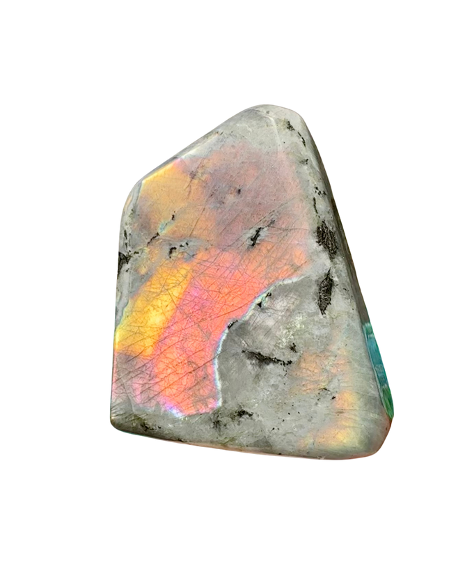 Fire Flash Labradorite Freeform | Sunset Flame of Self-Discovery