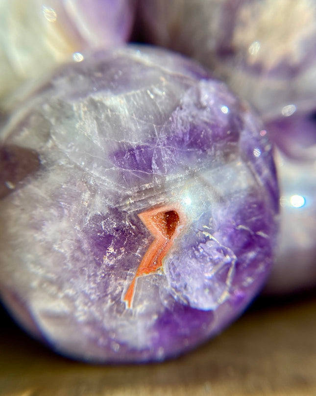 Dream Amethyst Sphere | Beautiful Banded Crystal of Clarity