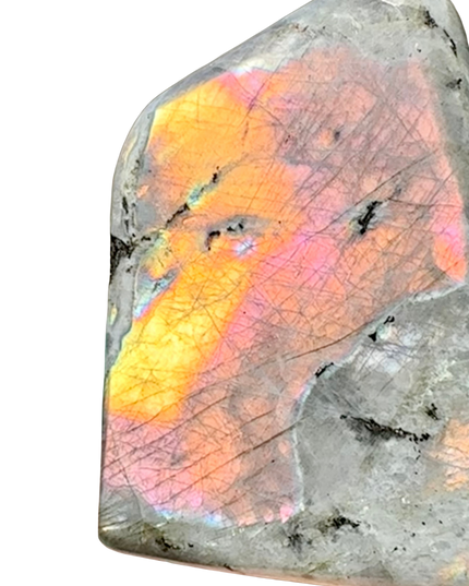 Fire Flash Labradorite Freeform | Sunset Flame of Self-Discovery