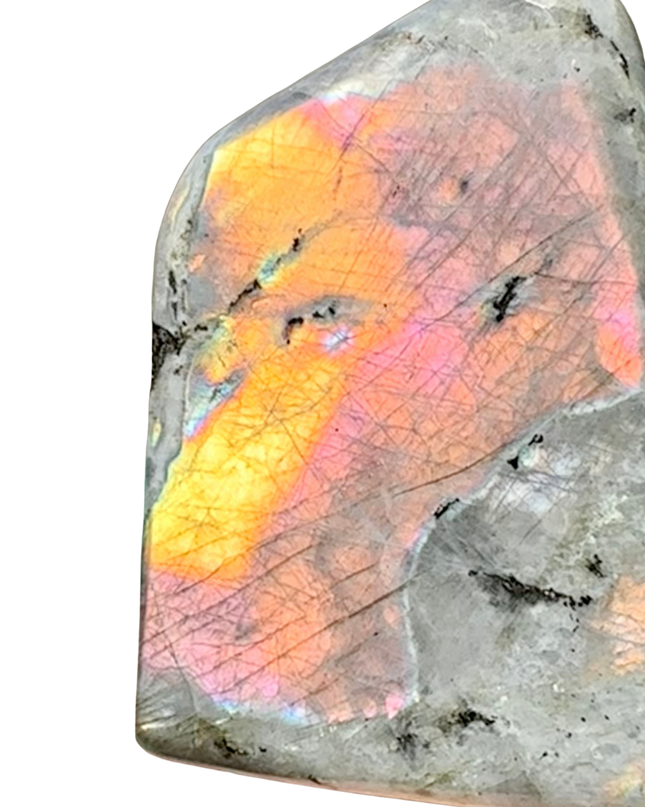 Fire Flash Labradorite Freeform | Sunset Flame of Self-Discovery