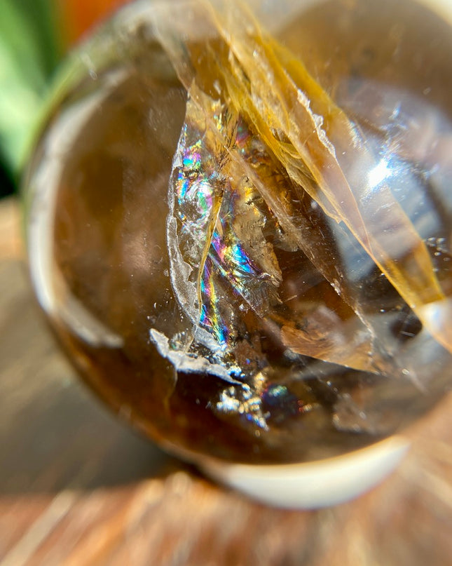 Smokey Quartz Sphere | Grounding, Protection & Calm