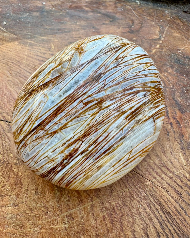 Chopstick Agate Palm Stone | Focus and Flow