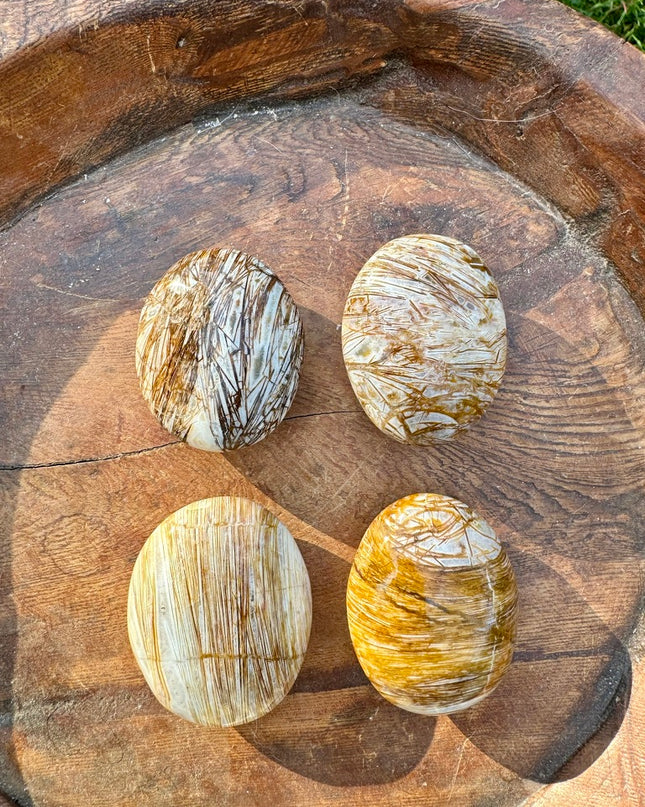 Chopstick Agate Palm Stone | Focus and Flow