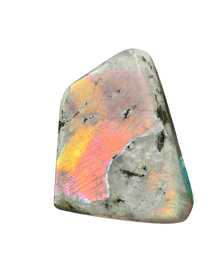 Fire Flash Labradorite Freeform | Sunset Flame of Self-Discovery