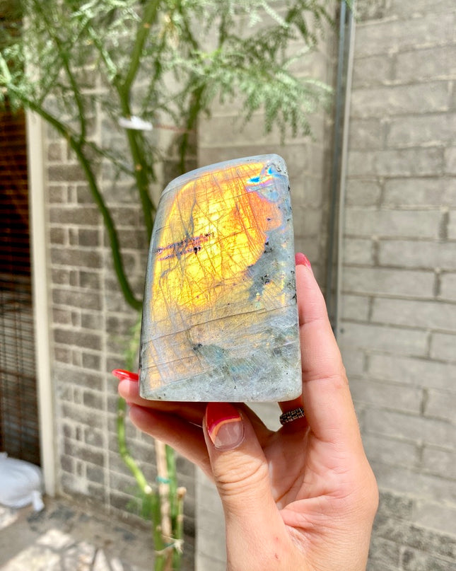 Fire Flash Labradorite Freeform | Ignite Your Purpose