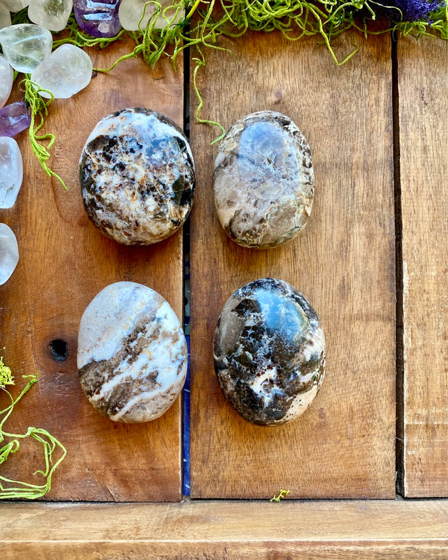Black Opal Palm Stone | Resilience and Rebirth