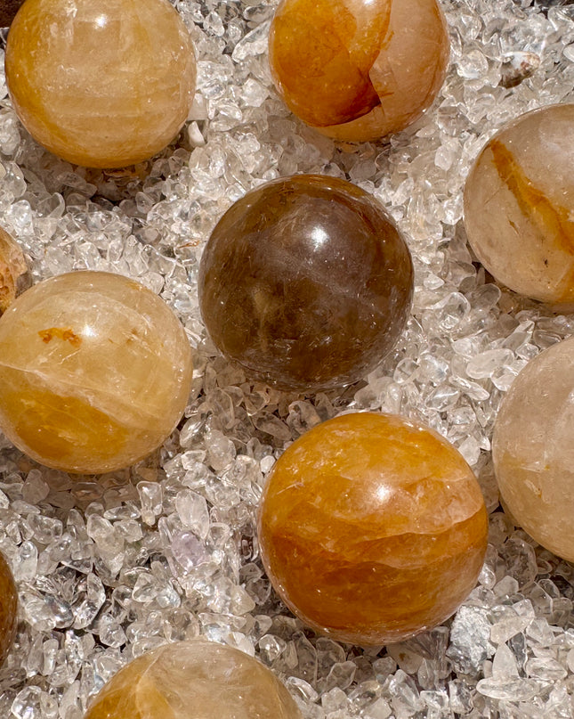 Golden Healer Sphere | Energy Crystal