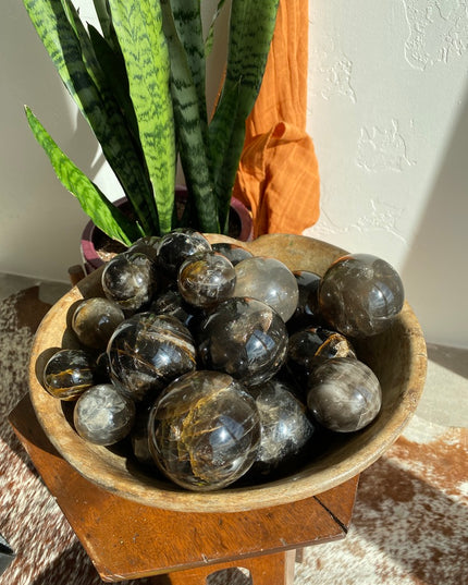Smokey Quartz Sphere | Grounding, Protection & Calm