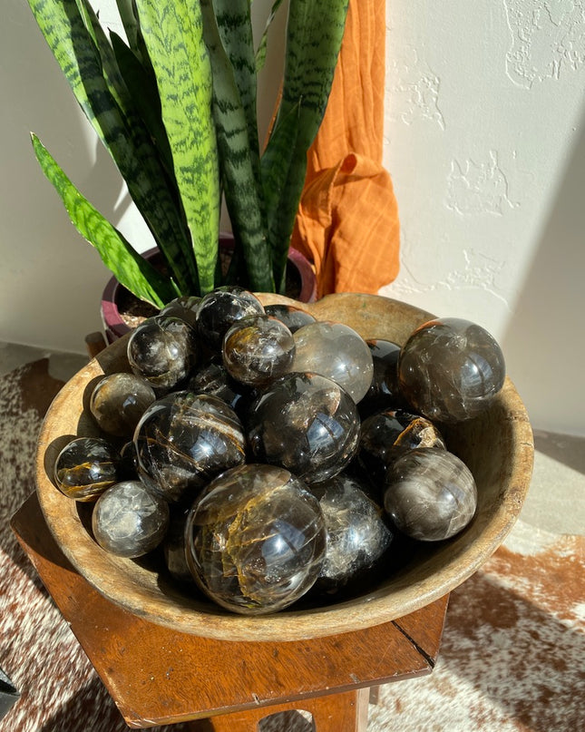 Smokey Quartz Sphere | Grounding, Protection & Calm