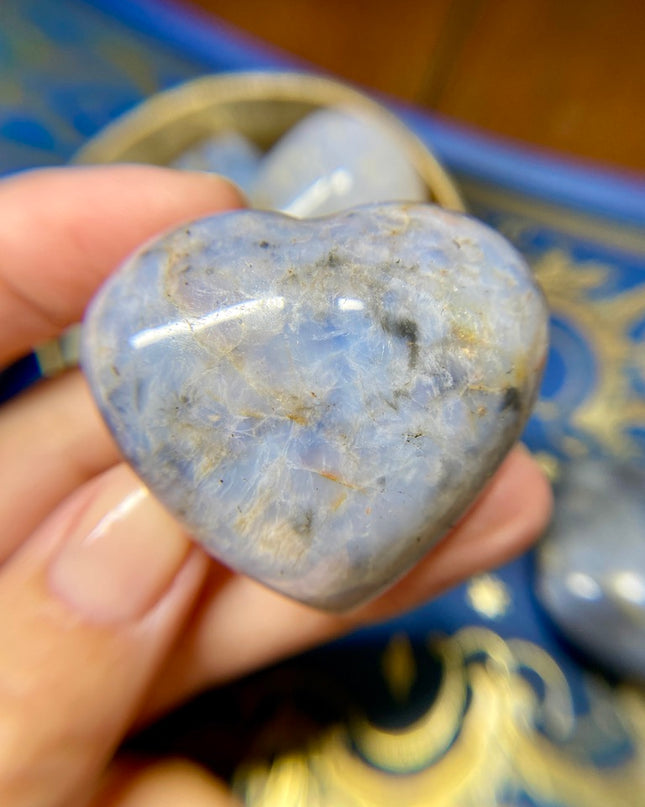 Blue Opal Heart | Gentle Voice, Sweet Stillness
