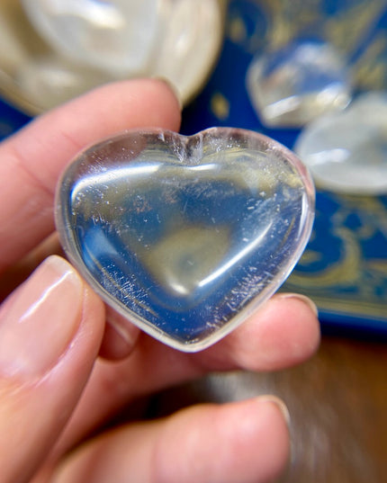 Clear Quartz Heart | Crystal Clarity & Amplified Intentions
