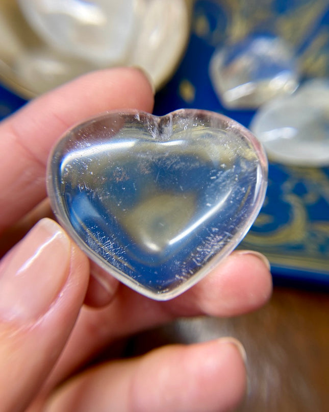 Clear Quartz Heart | Crystal Clarity & Amplified Intentions