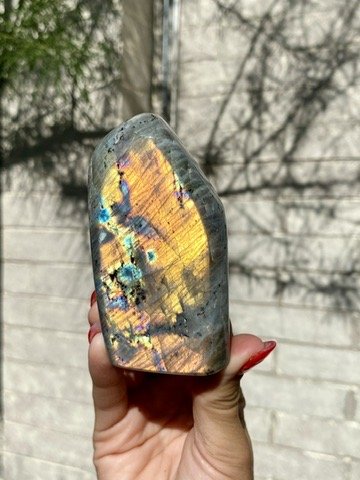 Fire Flash Labradorite Freeform | Creative Power