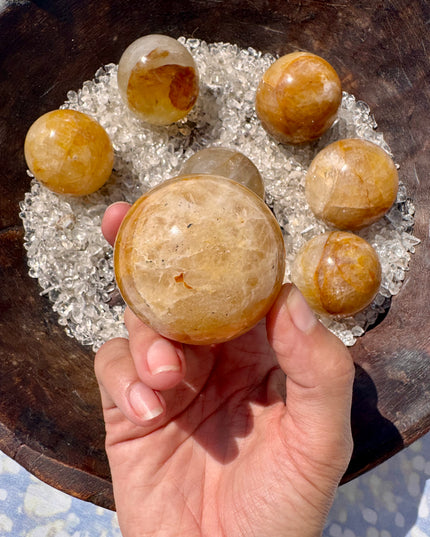 Golden Healer Sphere | Energy Crystal