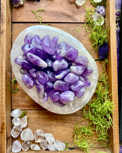 Dream Amethyst Tumbled Stone | Balance & Clarity Energy Stone