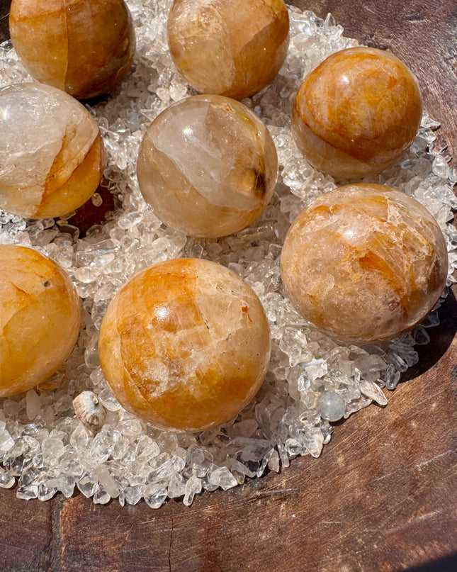 Golden Healer Sphere | Energy Crystal