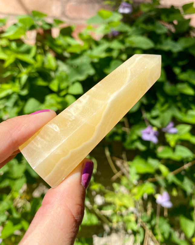 Orange Calcite Tower