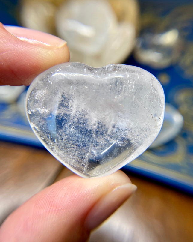 Clear Quartz Heart | Crystal Clarity & Amplified Intentions