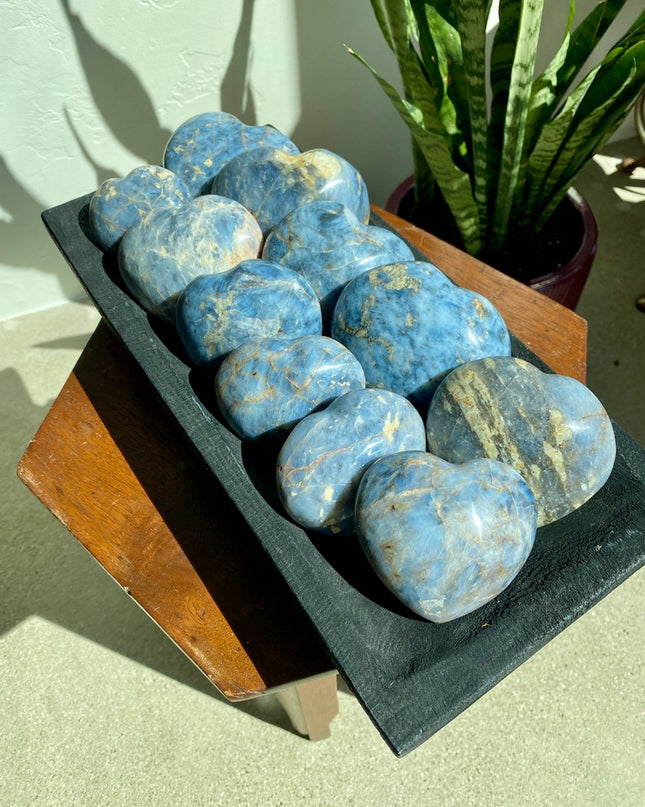 Blue Opal Heart | Calm & Creativity