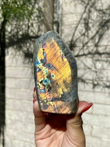 Fire Flash Labradorite Freeform | Creative Power