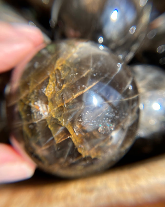 Smokey Quartz Sphere | Grounding, Protection & Calm