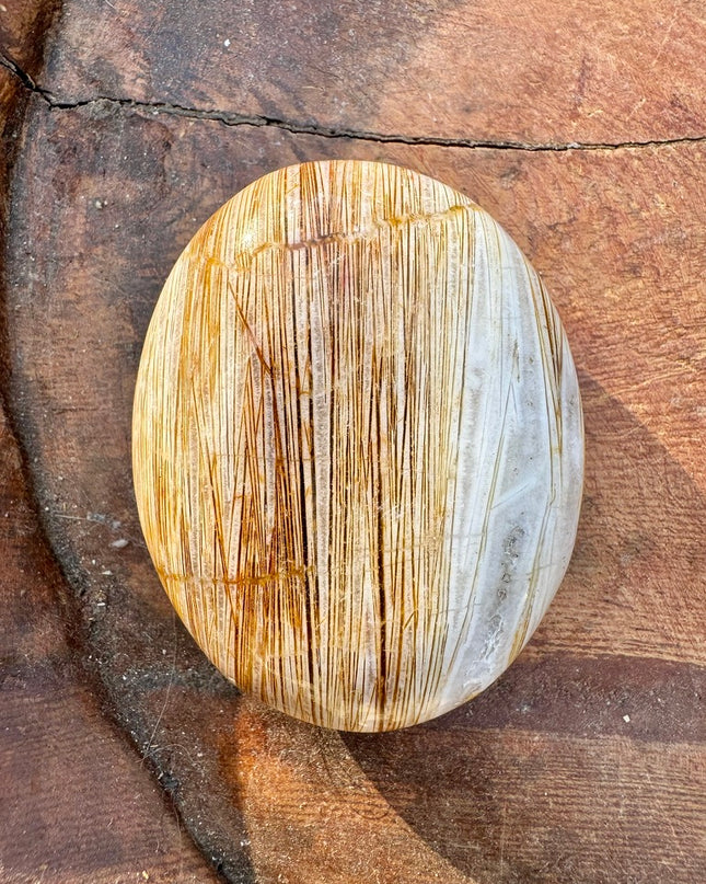 Chopstick Agate Palm Stone | Focus and Flow