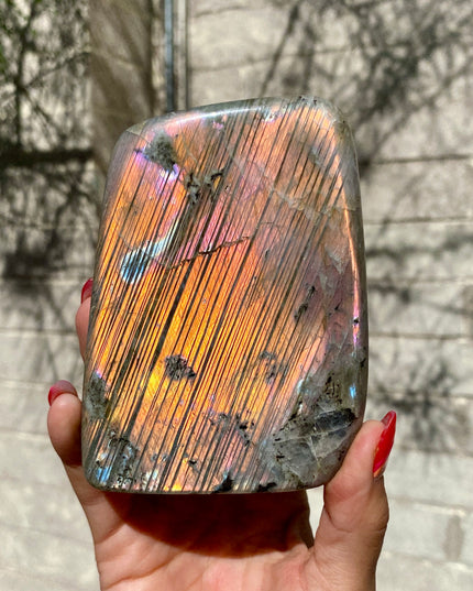 Fire Flash Labradorite Freeform | Radiant Rare and Barcoded