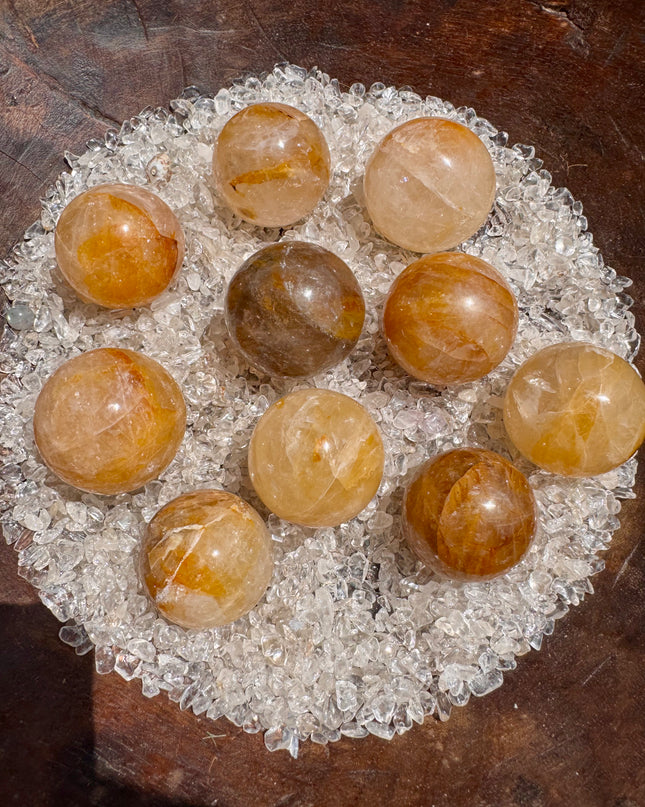 Golden Healer Sphere | Energy Crystal