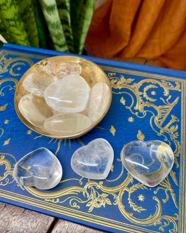 Clear Quartz Heart | Crystal Clarity & Amplified Intentions