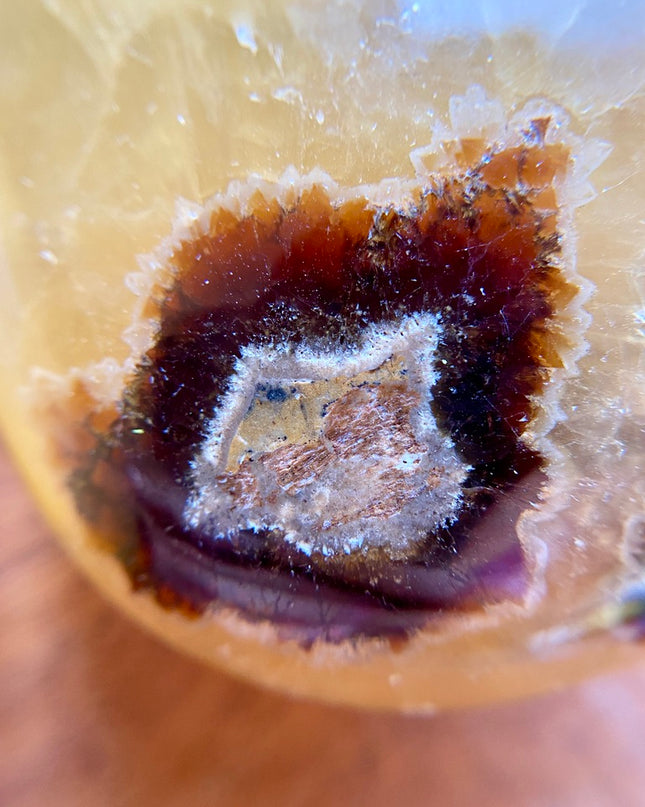 Yellow Septarian Heart | Dragon Stone