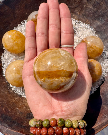 Golden Healer Sphere | Energy Crystal