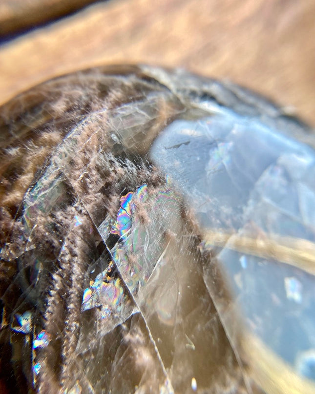 Smokey Quartz Palm Stone |