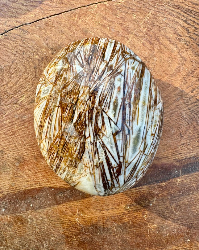 Chopstick Agate Palm Stone | Focus and Flow