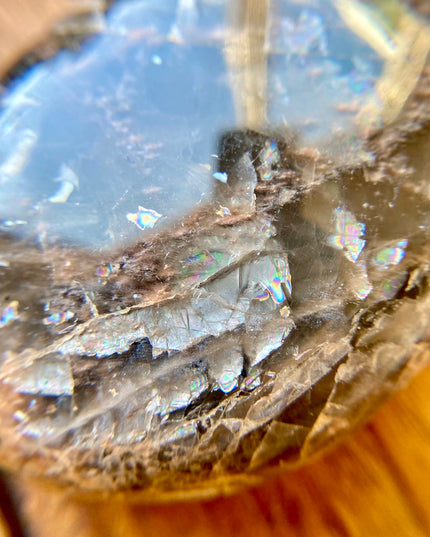Smokey Quartz Palm Stone |